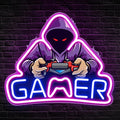 Kavaas Gamer Neon Sign, UV Printed Gaming Neon Sign for Gamer Room Decor - LED Video Game Neon Lights for Bedroom Boys, Gaming Wall decor - Best Gamer Gifts for Teenage Boys, Christmas