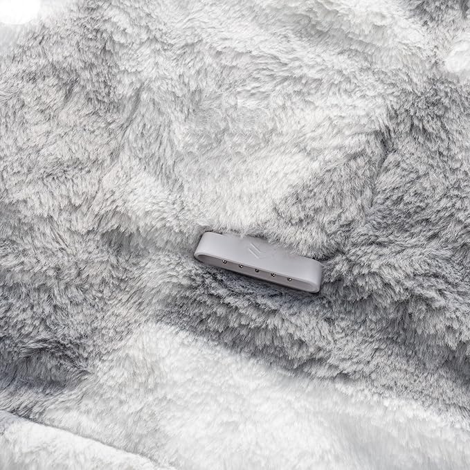 Berkshire Blanket Heated Throw Blanket, Grace Fur to Loftmink Reversible Electric Throw with 4 Heat Levels, Fast Heating Printed Throw for Couch and Bed, Auto Shut-Off Feature (50"x60")