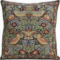 Charlotte Home Furnishings Throw Pillow Covers 16x16 in Blue Strawberry Decorative Couch Pillow Covers Boho European Tapestry Cushion Cases Living Room Cozy Home Decor Jacquard Woven Soft Cotton