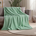 Joiedomi Twin Blanket for Bed, Soft & Warm Sage Green Fleece Blankets Gifts for Women Mom, Cozy Cute Soft Throw 60x80 Inches
