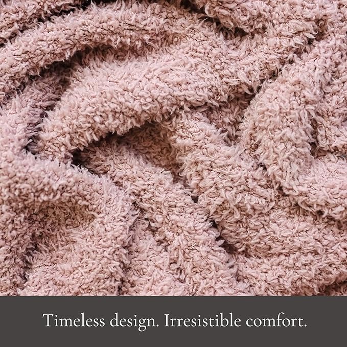 SARANONI Bamboni Luxury Baby Blanket | Cozy & Soft Plush Receiving Blankets | Perfect for Girls & Infant Baby Boy Blankets | Pink - 30” x 40"