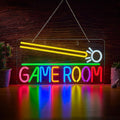 Game Room Billiards Neon Sign LED Dimmable Game Zone Room Beer Bar Man Cave Art Gaming Neon Light Signs Neon Lights Wall Artwork Sign