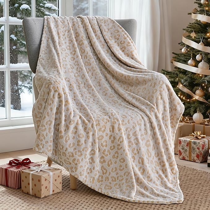 Joiedomi Throw Blanket for Couch, Soft Fleece Blankets Gifts for Women Mom Girls, 280GSM Cozy Cute Soft Throw Home Room Decor Aesthetic Gifts 50x60 Inches