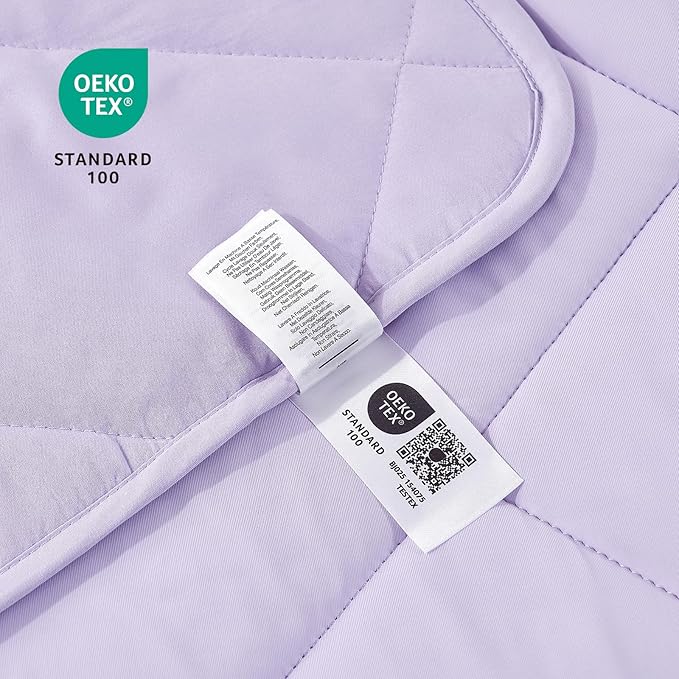 Cozy Bliss Cooling Blanket for Hot Sleepers Queen Size, Q-Max 0.4 Cooling Comfort, Cold Blankets for Night Sweats Sleeping, Ultra-Cool Lightweight Breathable Blanket for Bed, Purple