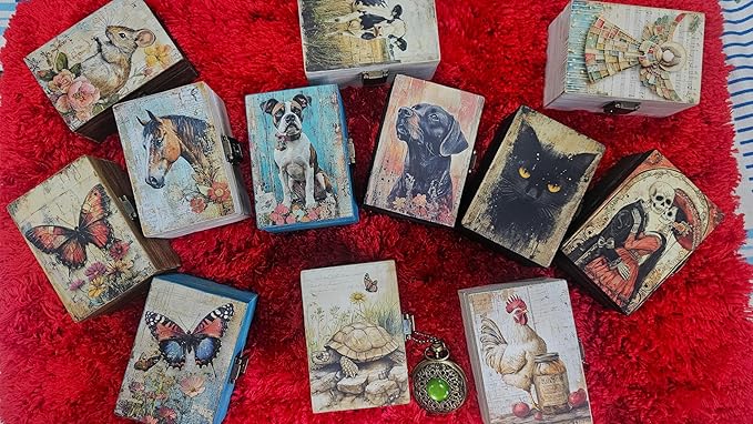 RK Collections Land Turtle Trinket Box I Nautical Jewelry Keepsake Box I Land Turtle Lovers Gift Idea For Animals (4x2.75)