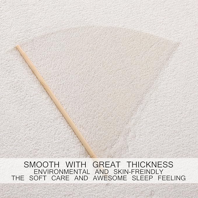 Soft Blanket Queen Size Fleece Warm Fuzzy Throw Blankets for The Bed Sofa Lightweight 90"*90"(Queen Ivory)