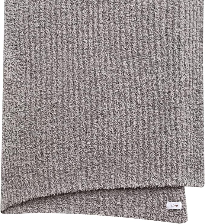Unboxme Sweet Dreams Cloud Blanket – Luxury Soft Fluffy Fleece Throw Blanket – No Shedding, Plush Cozy Warm – Grey