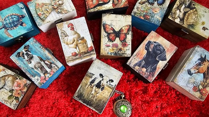 RK Collections Black and White Cow Trinket Box Small Jewelry Keepsake Box | Storage Box for Girls Women | Gift Idea, Animal Lover Ornaments for Home Décor (4 x 2.75)