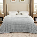 Bedsure Sherpa Blanket King Size for Bed - Super Soft, Cozy Fleece Thick Warm Blanket for Winter, GentleSoft Home Room Decor, Grey, 108x90 Inches