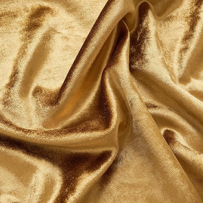 MIULEE Velvet Throw Pillow Covers 12x20 Inch, Pack of 2 - Dark Gold, Soft Solid Lumbar Decorative Pillow Covers Modern Luxury Home Decor for Chair Couch Sofa Bedroom Livingroom