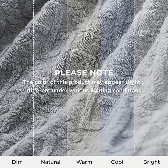 Bedsure Gentlesoft Sherpa Fleece Blanket Twin Size for Bed - Fluffy & Cozy Cable Jacquard Tufted for Women Gift, Thick and Warm Blanket for Winter, Grey, 60x80 Inches