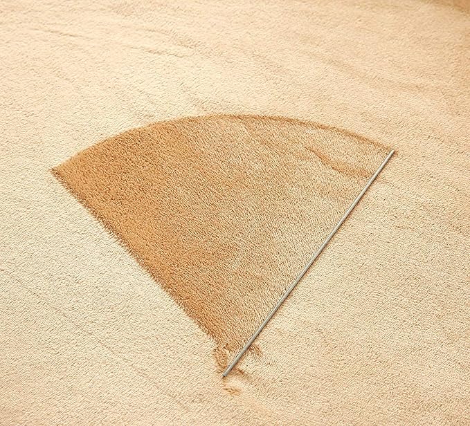 Polar Fleece Blankets Twin Size for The Bed Extra Soft Brush Fabric Super Warm Sofa Blanket 66" x 90"(Camel Twin)