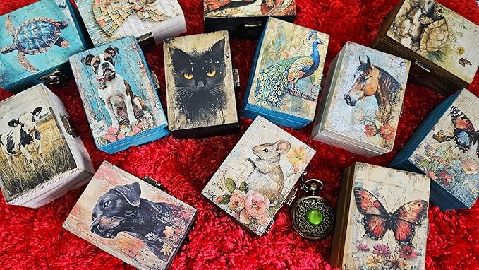 RK Collections Black and White Cow Trinket Box Small Jewelry Keepsake Box | Storage Box for Girls Women | Gift Idea, Animal Lover Ornaments for Home Décor (4 x 2.75)