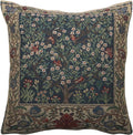 Charlotte Home Furnishings Throw Pillow Covers 16x16 in Green Tree Decorative Couch Pillow Covers Boho Decor European Tapestry Cushion Cases Living Room Cozy Home Decor Jacquard Woven Soft Cotton