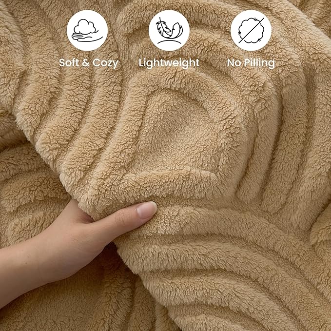 Joiedomi Throw Blanket for Couch, Soft Fleece Blankets Gifts for Women Mom Girls, 280GSM Cozy Cute Soft Throw Home Room Decor Aesthetic Gifts 50x60 Inches