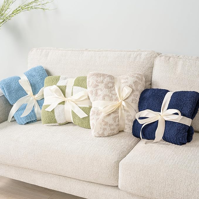 PAVILIA Super Soft Throw Blanket for Couch, Fluffy Cozy Lightweight Navy Blue Blanket, Large Fuzzy Warm Knit Blanket for Bed Sofa, Dark Blue, 60x80