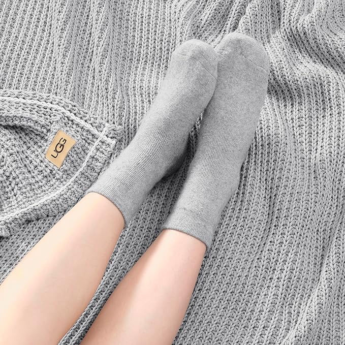 UGG Luna Knit Blanket Throw Cotton Chunky Soft Throw for Couch or Bed Cozy Warm Waffle Giftable Lightweight Blanket for Living Room Bedroom or Dorm Machine Washable, 50-inch x 70-inch, Stone Grey