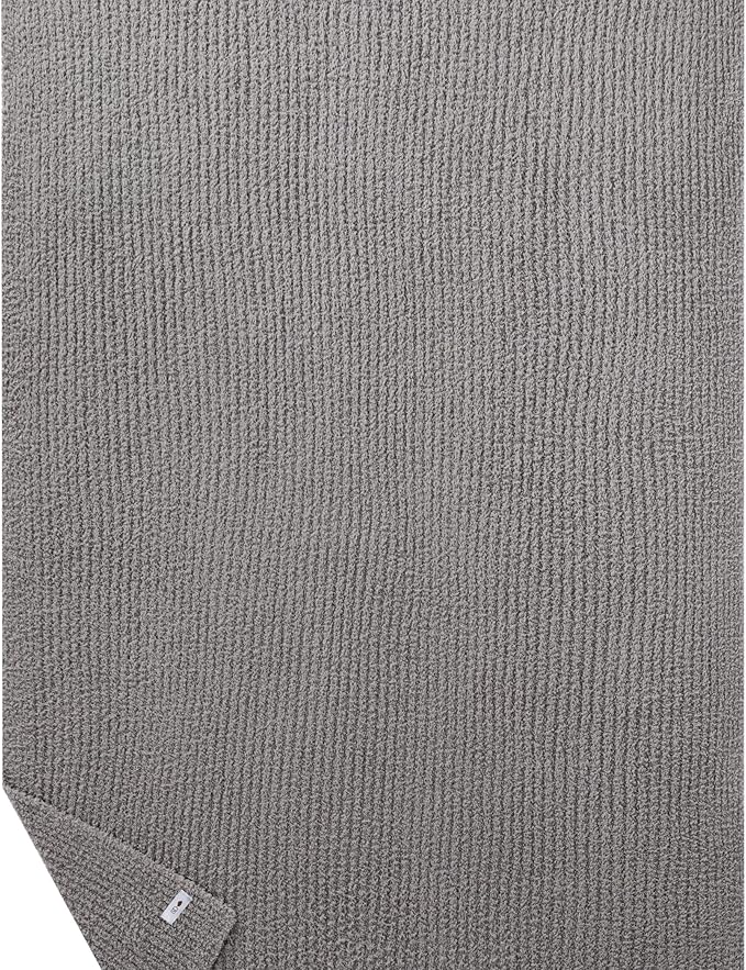 Unboxme Sweet Dreams Cloud Blanket – Luxury Soft Fluffy Fleece Throw Blanket – No Shedding, Plush Cozy Warm – Grey